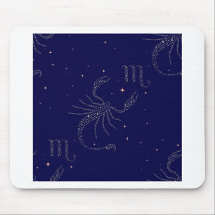 Alfombrilla De Ratón escorpión de estrellas