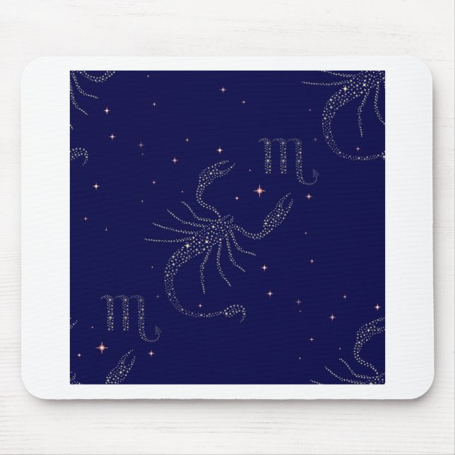 Alfombrilla De Ratón escorpión de estrellas (Frente)