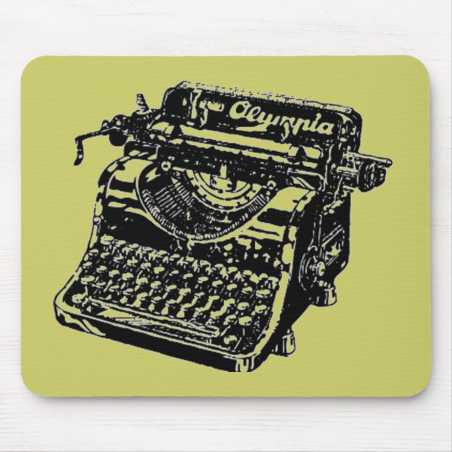 Alfombrilla De Ratón Escritora vieja (Frente)