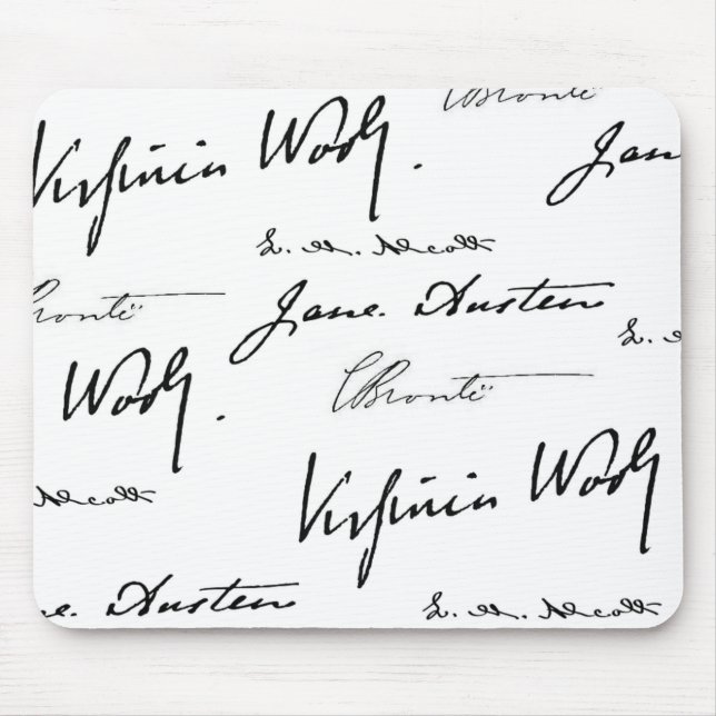 Alfombrilla De Ratón Escritores de las mujeres (Frente)