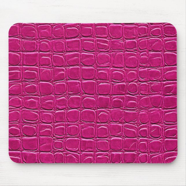 Alfombrilla De Ratón 💗 Escritorio de Cuero Rosa Chic Moderno Oficina � (Frente)