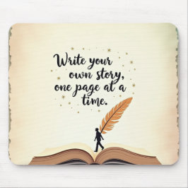 Alfombrilla De Ratón Escritorio del escritor - Inspire cada clic y puls