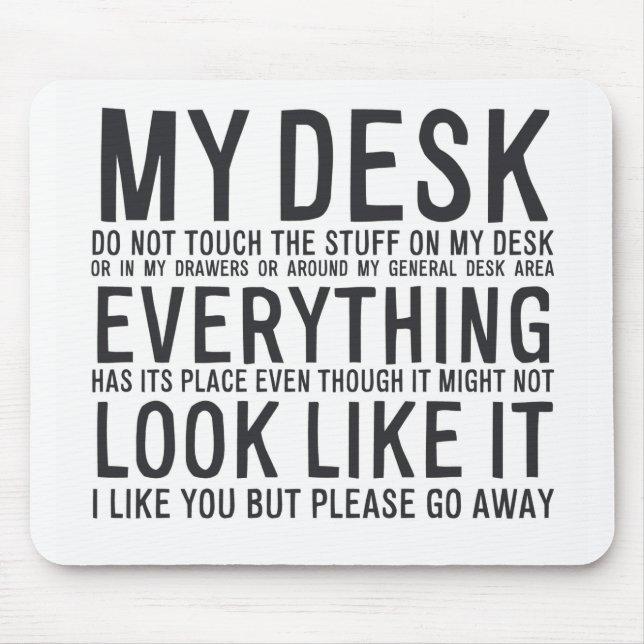 Alfombrilla De Ratón Escritorio MA013 (Frente)