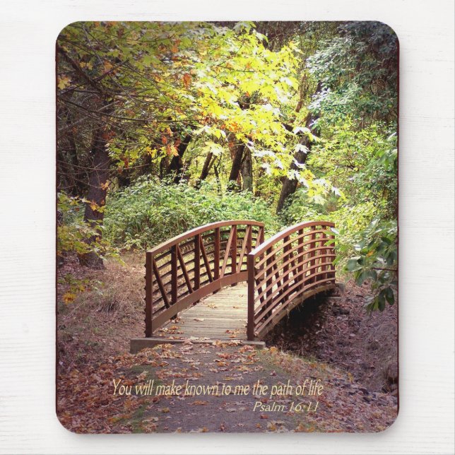 Alfombrilla De Ratón Escritura cristiana Creationarts del verso de la (Frente)