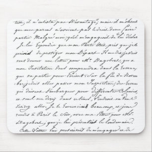 Alfombrilla De Ratón Escritura de París del francés