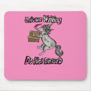 Alfombrilla De Ratón Escritura de unicornio - No molestar