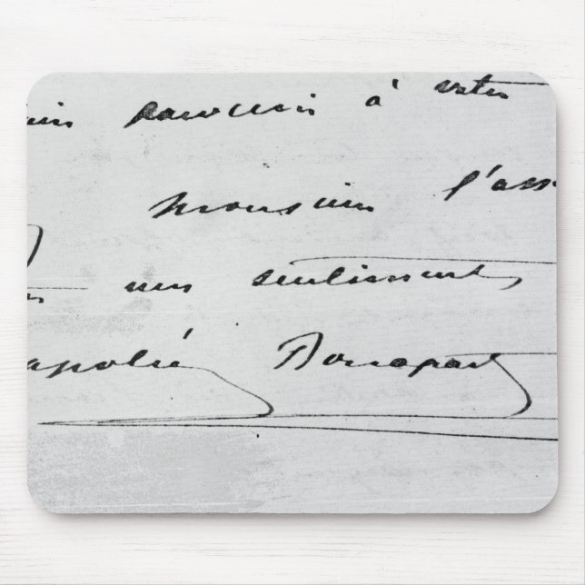 Alfombrilla De Ratón Escritura y firma (Frente)