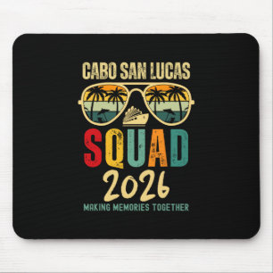 Alfombrilla De Ratón Escuadrón de Cabo San Lucas 2026 Vacaciones Amigos