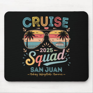 Alfombrilla De Ratón Escuadrón de Crucero 2025 San Juan Grupo Familiar 