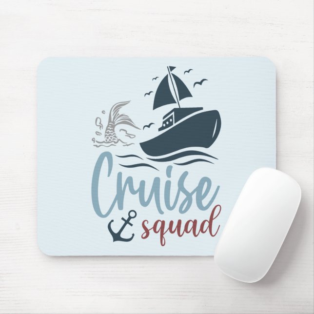 Alfombrilla De Ratón Escuadrón de cruceros (Con ratón)