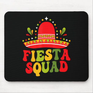 Alfombrilla De Ratón Escuadrón de Fiesta Cinco De Mayo Familia Mexicana