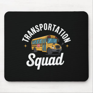 Alfombrilla De Ratón Escuadrón De Transporte De Vuelta Al Conductor De 