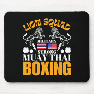 Alfombrilla De Ratón Escuadrón León Tailandia Kickboxing Muay Thai Mma