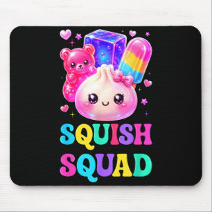 Alfombrilla De Ratón Escuadrón Squish adorable kawaii albóndiga caramel