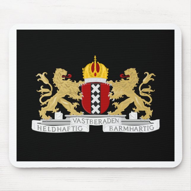 Alfombrilla De Ratón Escudo de Amsterdam (Frente)