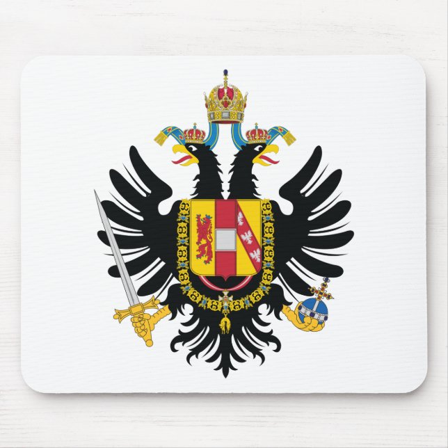 Alfombrilla De Ratón Escudo de armas austríaco del imperio (1815) (Frente)