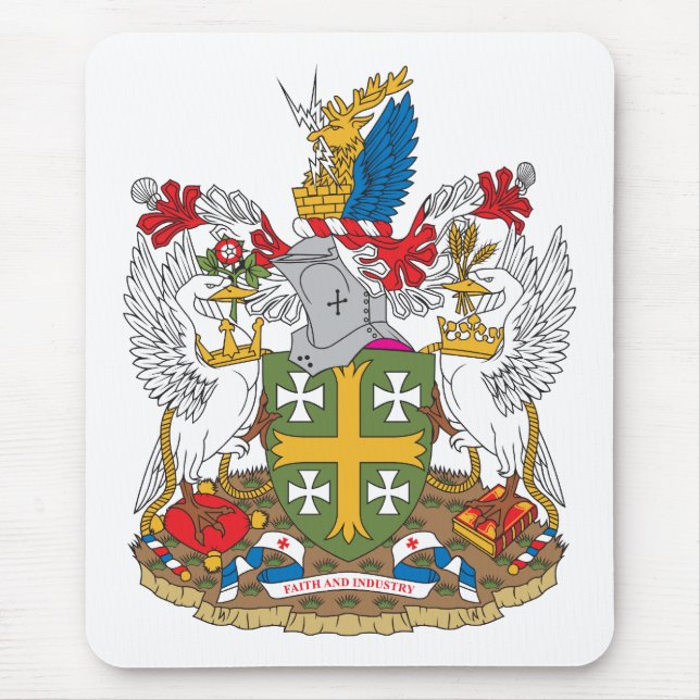 Alfombrilla De Ratón Escudo de armas de Abingdon (Frente)