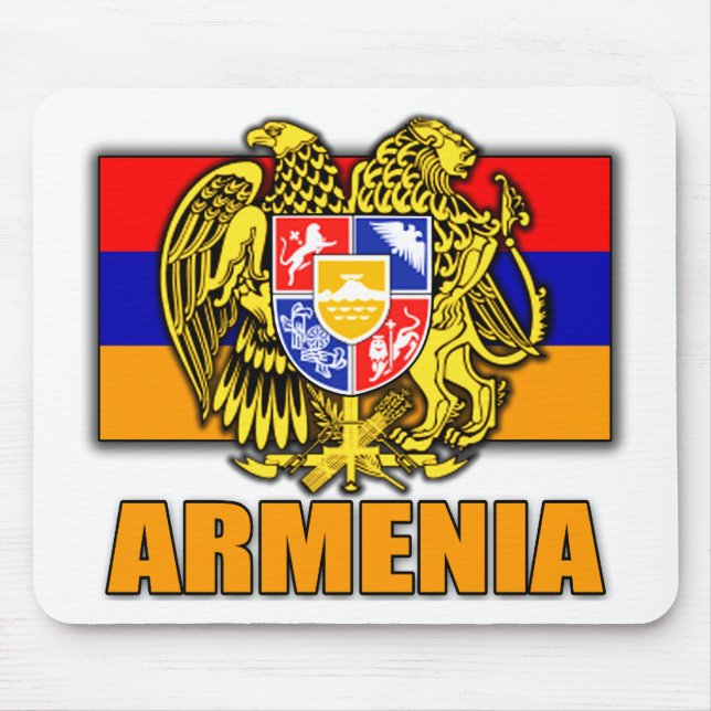 Alfombrilla De Ratón Escudo de armas de Armenia (Frente)