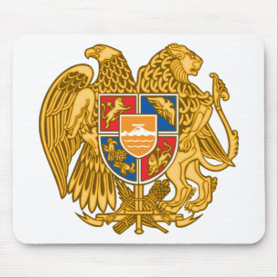 Alfombrilla De Ratón Escudo de armas de Armenia - emblema armenio