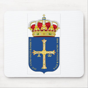Alfombrilla De Ratón Escudo de armas de Asturias (España)
