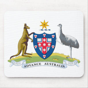 Alfombrilla De Ratón Escudo de armas de Australia (1908)