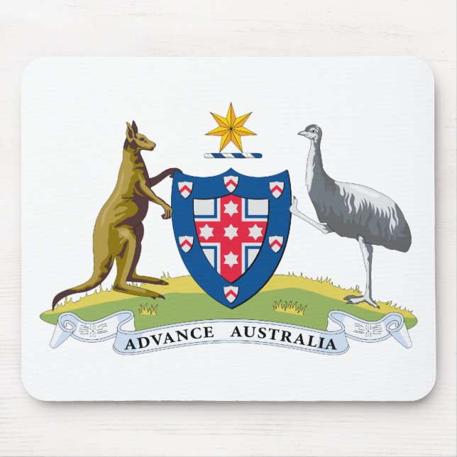 Alfombrilla De Ratón Escudo de armas de Australia (1908) (Frente)