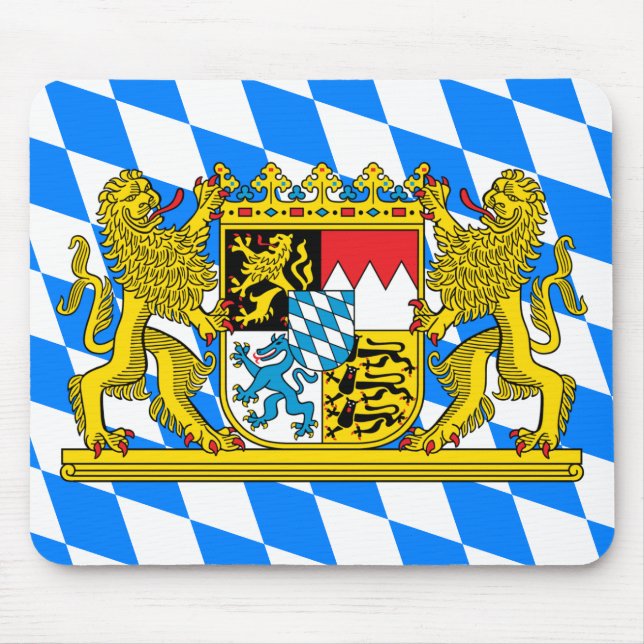 Alfombrilla De Ratón Escudo de armas de Baviera (Frente)