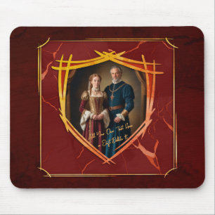 Alfombrilla De Ratón Escudo de Armas de Caballero Regalo Antiguo Mediev