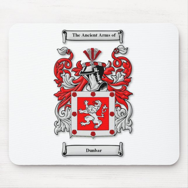 Alfombrilla De Ratón Escudo de armas de Dunbar (Frente)