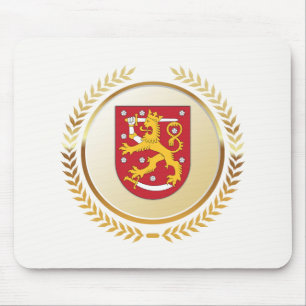 Alfombrilla De Ratón Escudo de armas de Finlandia
