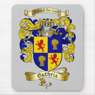 Alfombrilla De Ratón Escudo de armas de Guthrie