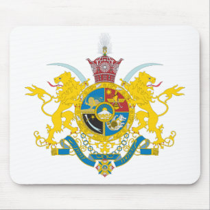 Alfombrilla De Ratón Escudo de armas de Irán (dinastía 1925-1979 de