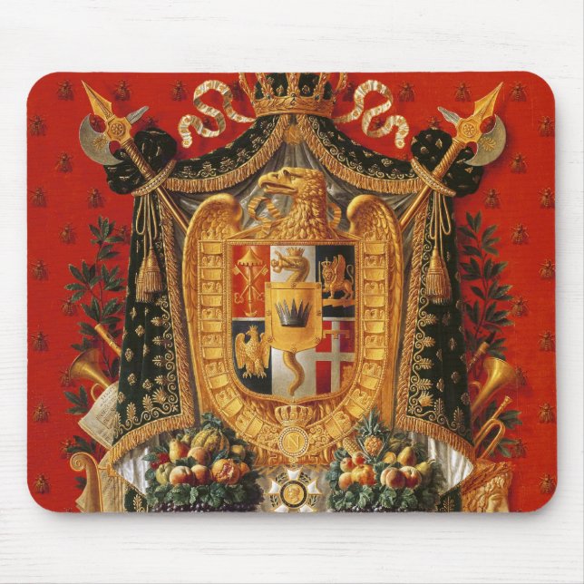 Alfombrilla De Ratón Escudo de armas de Italia, diseño para una (Frente)