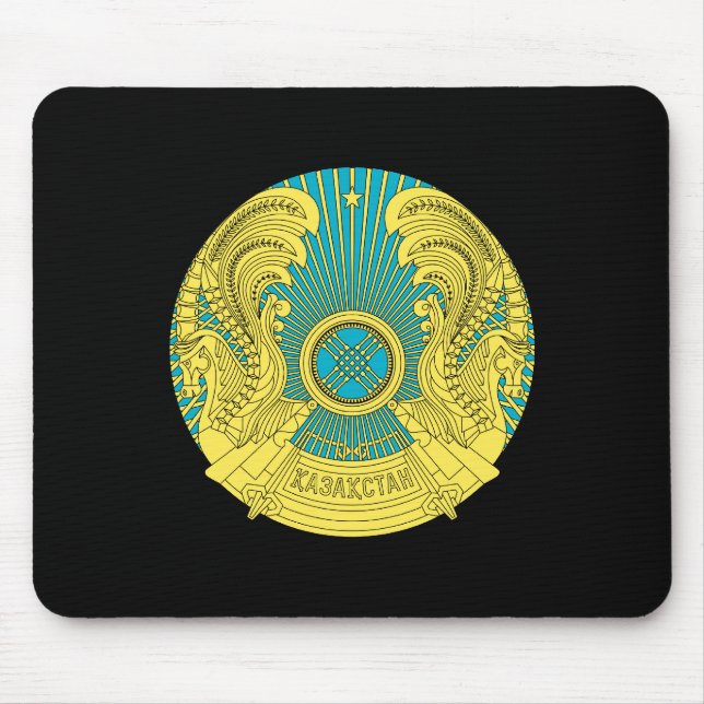 Alfombrilla De Ratón Escudo de armas de Kazajistán (Frente)