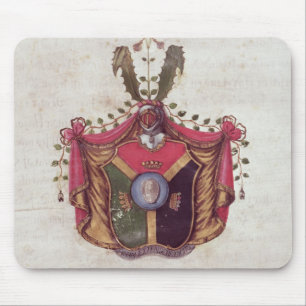 Alfombrilla De Ratón Escudo de armas de la familia de Linnaeus