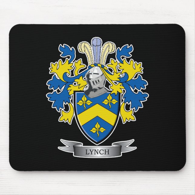 Alfombrilla De Ratón Escudo de armas de Lynch (Frente)