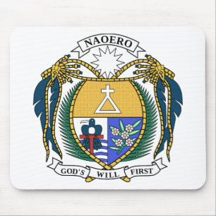Alfombrilla De Ratón Escudo de armas de Nauru