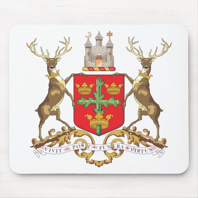 Alfombrilla De Ratón Escudo de armas de Nottingham (Frente)