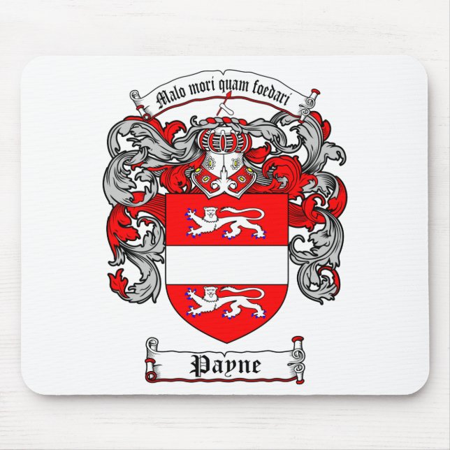 Alfombrilla De Ratón Escudo de armas de Payne - cojín de ratón (Frente)
