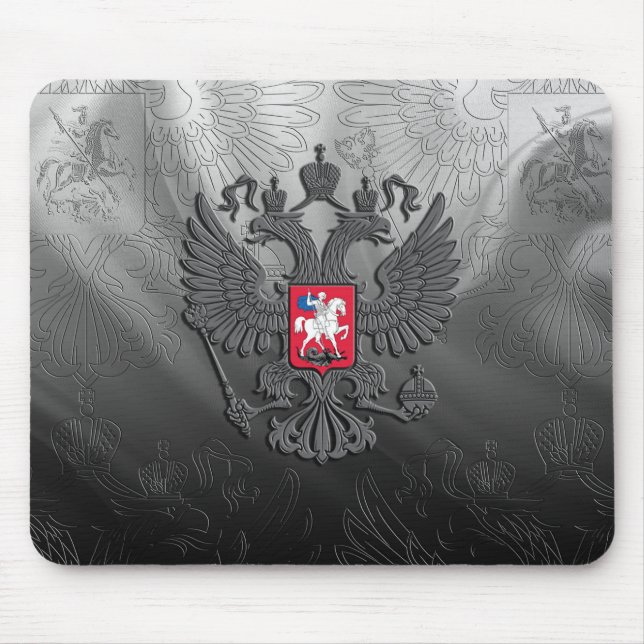 Alfombrilla De Ratón Escudo de armas de Rusia (Frente)