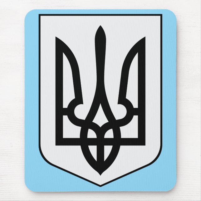 Alfombrilla De Ratón Escudo de armas de Ucrania (Frente)