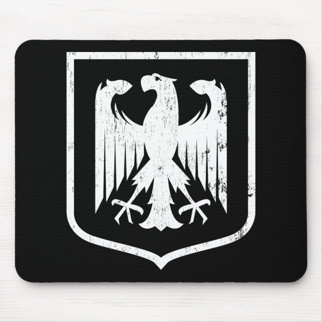 Alfombrilla De Ratón Escudo de armas del alemán Eagle - de Deutschland (Frente)