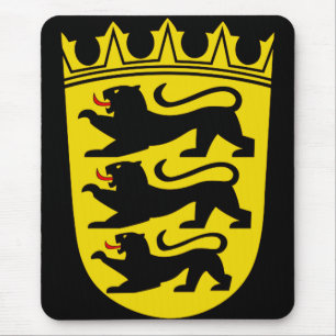 Alfombrilla De Ratón Escudo de armas del estado alemán Baden-Wurttember
