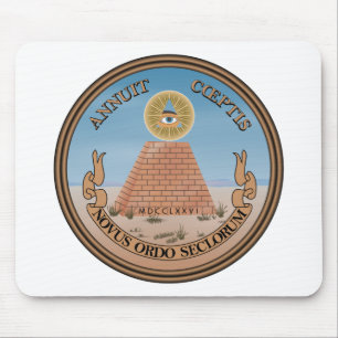 Alfombrilla De Ratón Escudo de armas del funcionario del revés del gran