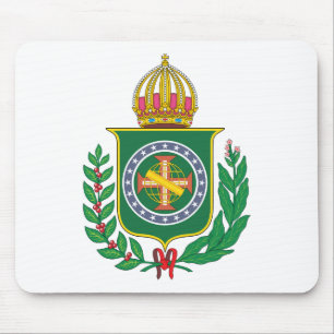Alfombrilla De Ratón Escudo de armas del imperio del Brasil