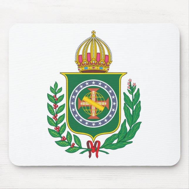 Alfombrilla De Ratón Escudo de armas del imperio del Brasil (Frente)