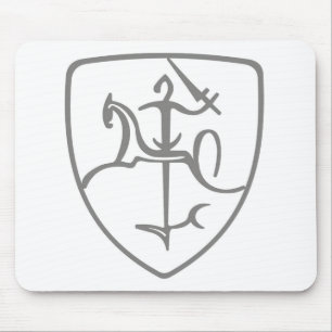 Alfombrilla De Ratón Escudo de armas lituano Vytis Mat/Pad