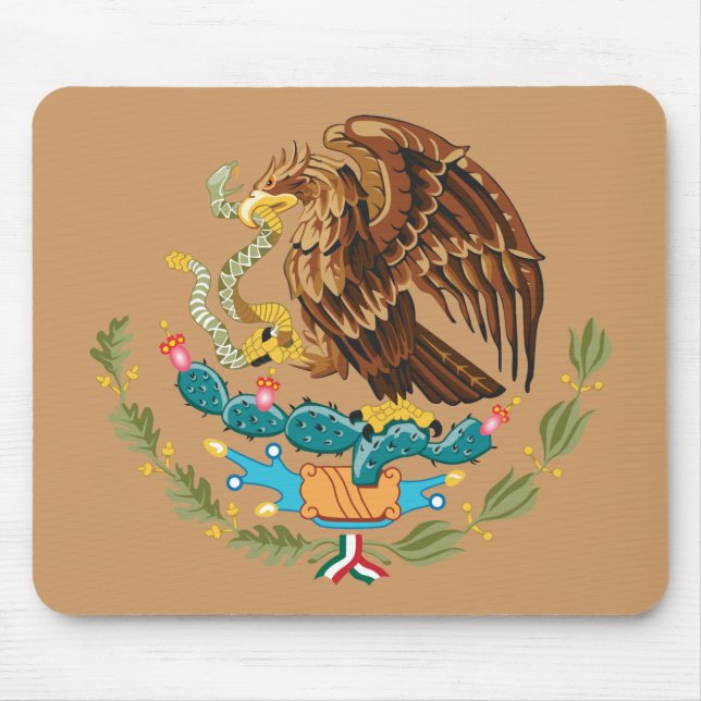 Alfombrilla De Ratón Escudo de armas México (Frente)