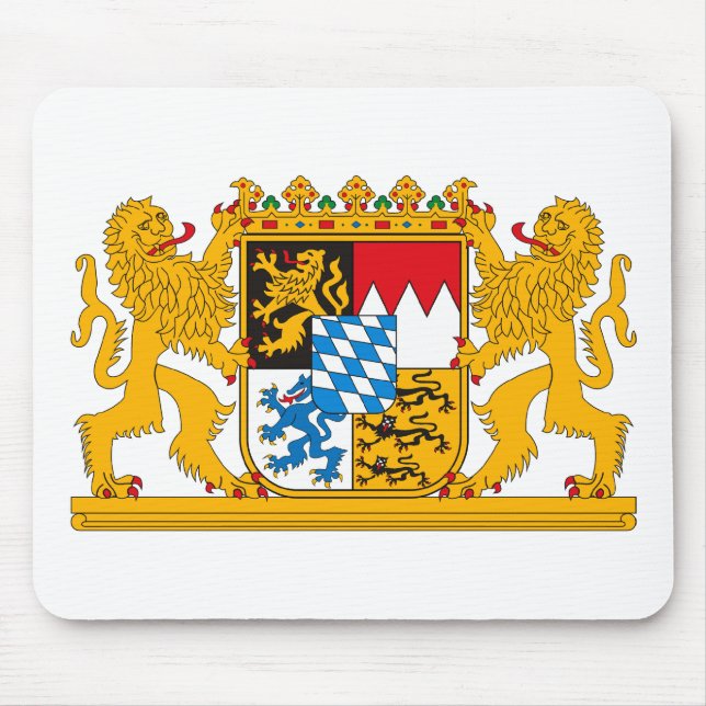 Alfombrilla De Ratón Escudo de armas Mousepad de Baviera (Frente)