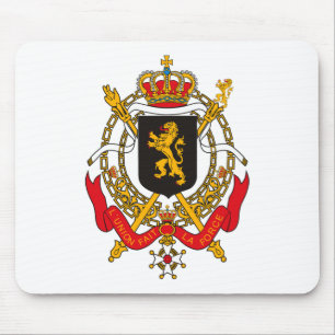 Alfombrilla De Ratón Escudo de armas Mousepad de Bélgica